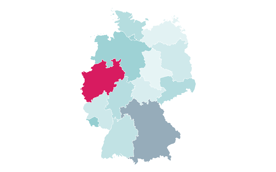 Affinity by region — Mamamia, Germany