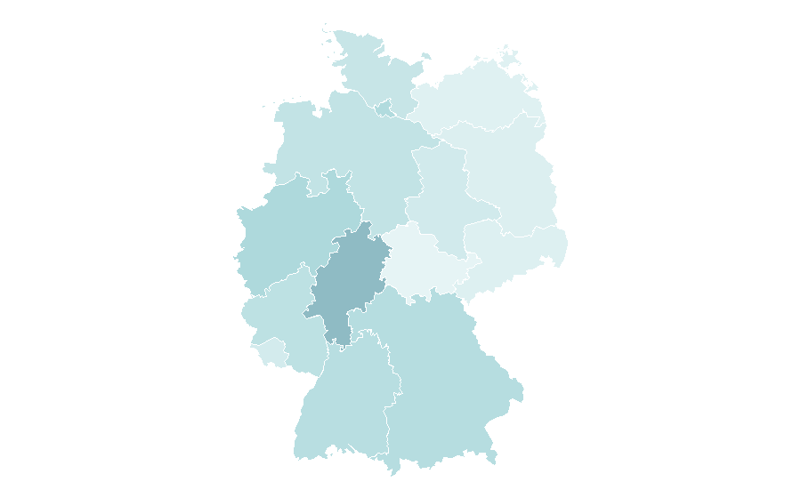 Affinity by region — Management consulting, Germany