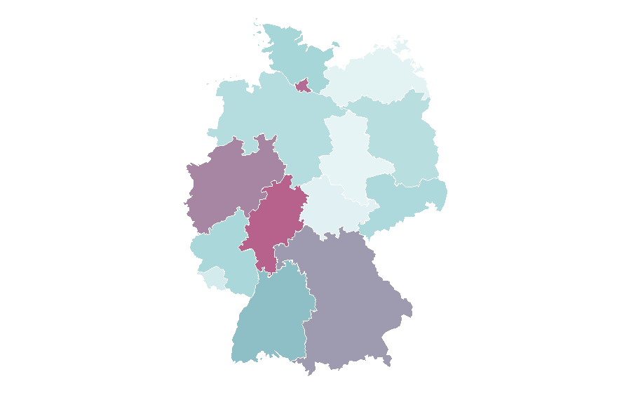 Affinity by region — Manchester, Germany