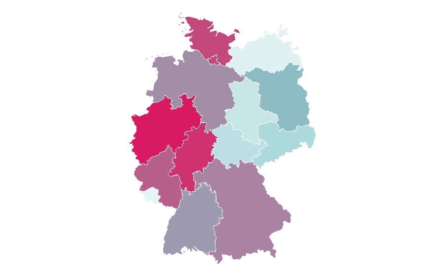 Affinity by region — Mandalorian, Germany