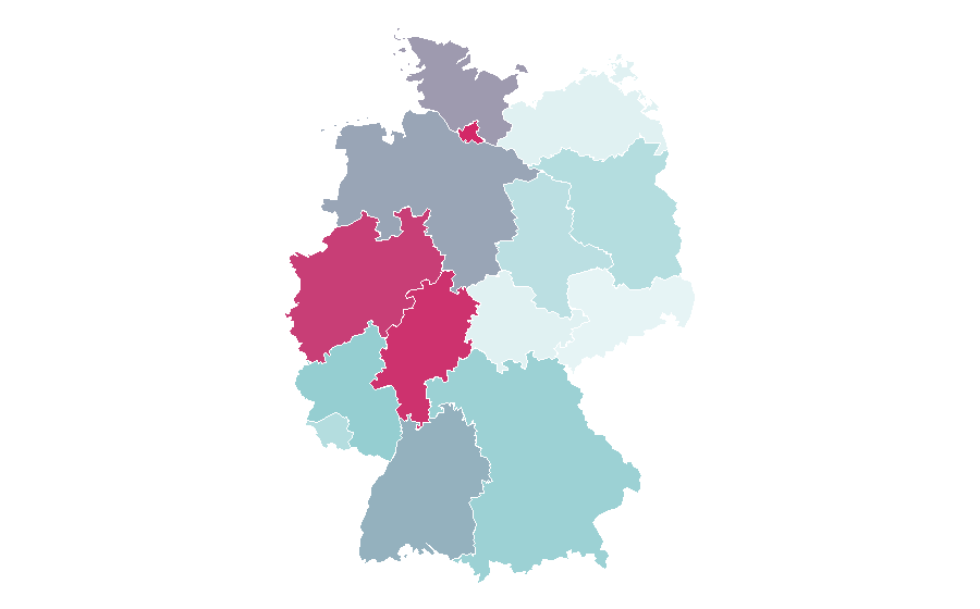 Affinity by region — M&M's, Germany
