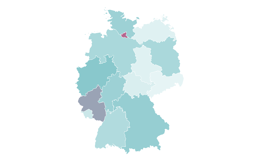 Affinity by region — Mandy Moore, Germany