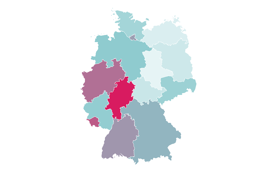 Affinity by region — Manhattan, Germany