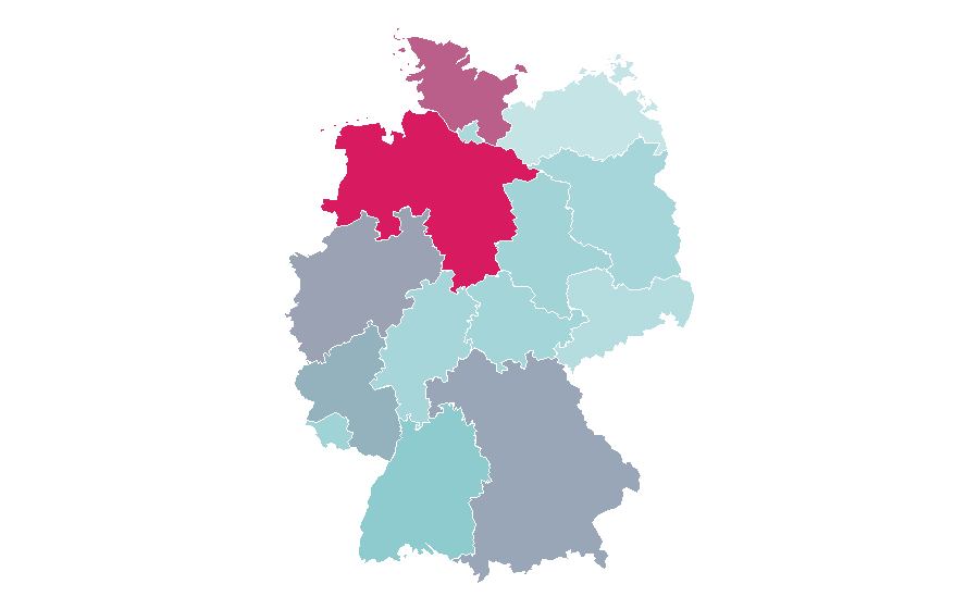 Affinity by region — Maniko Nails, Germany
