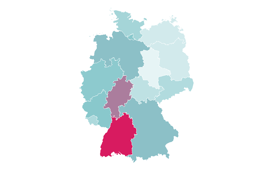 Affinity by region — Mao Zedong, Germany