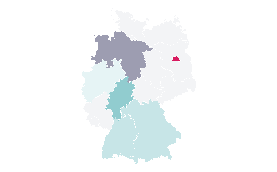 Affinity by region — Maquillaje Profesional, Germany