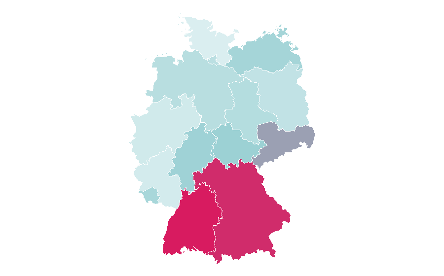 Affinity by region — Marc Friedrich, Germany