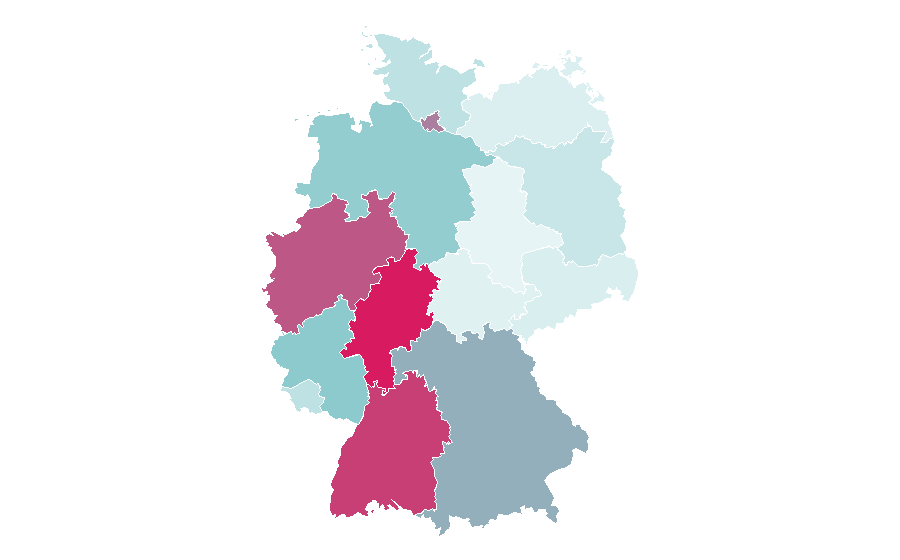 Affinity by region — Marca (newspaper), Germany