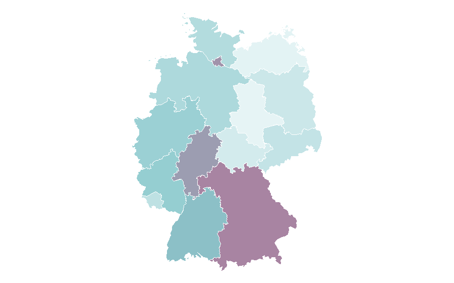Affinity by region — Marco Rubio, Germany