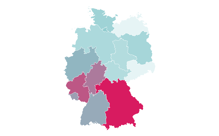 Affinity by region — Maria Shriver, Germany