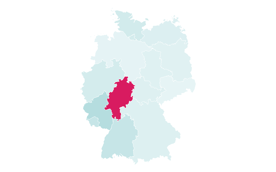 Affinity by region — MARIA.B, Germany