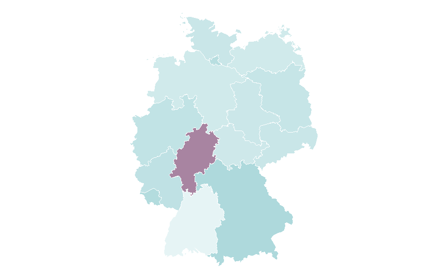 Affinity by region — Maribel Verdú, Germany