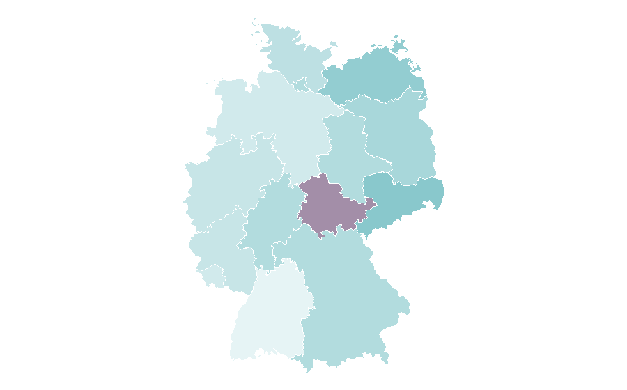 Affinity by region — Marie Antoinette, Germany