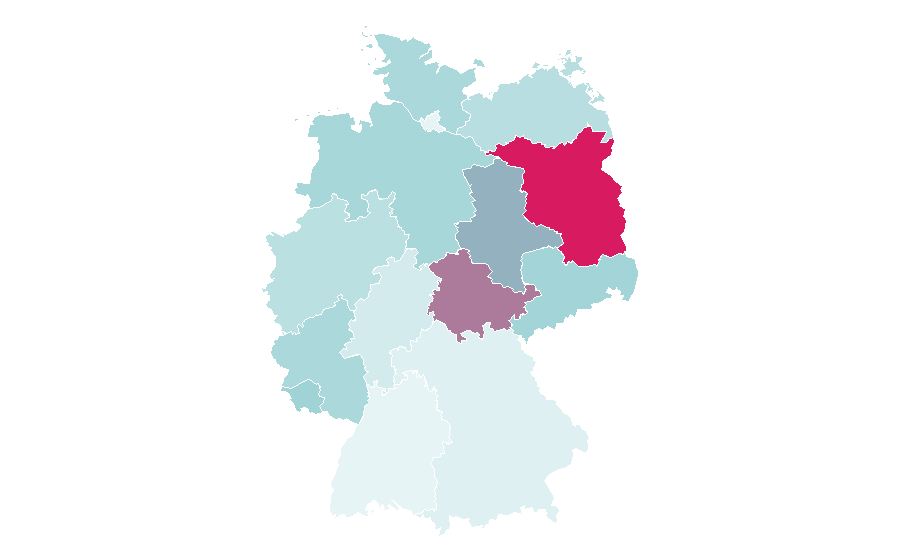 Affinity by region — Marina Sirtis, Germany