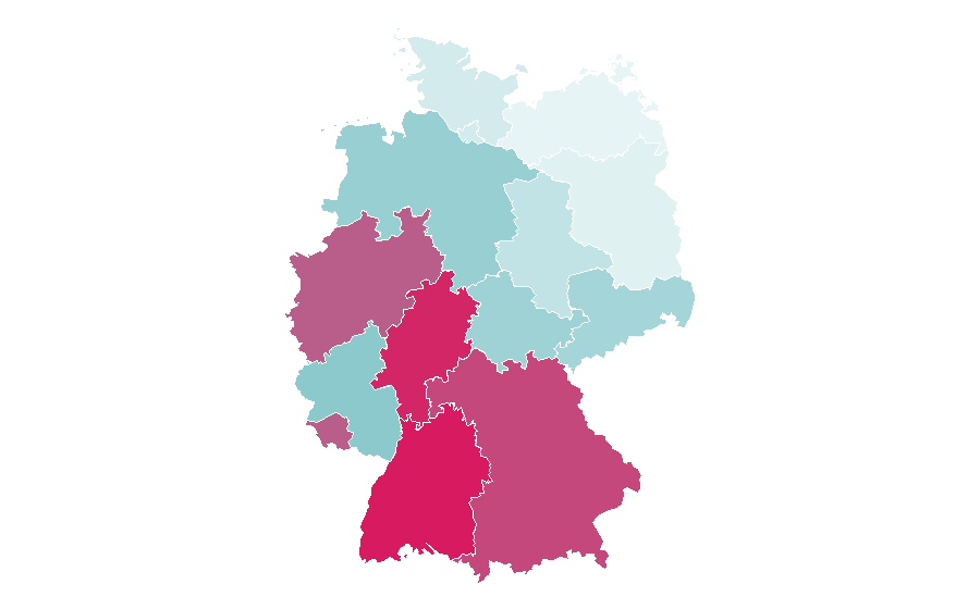 Affinity by region — Mario Andretti, Germany