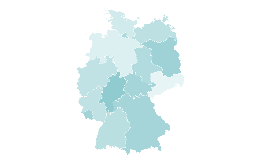 Affinity by region — Marion Cotillard, Germany