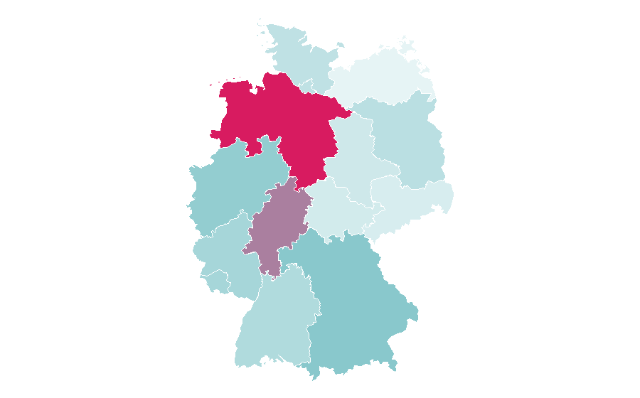 Affinity by region — Marisa Tomei, Germany