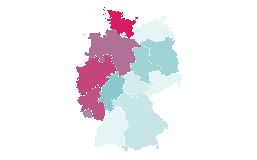 Affinity by region — Mark Hamill, Germany