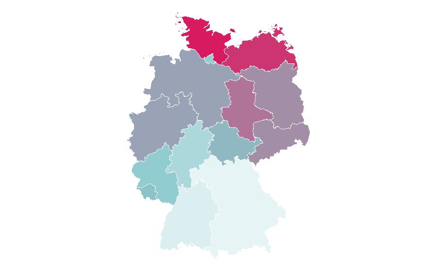 Affinity by region — Mark Medlock, Germany