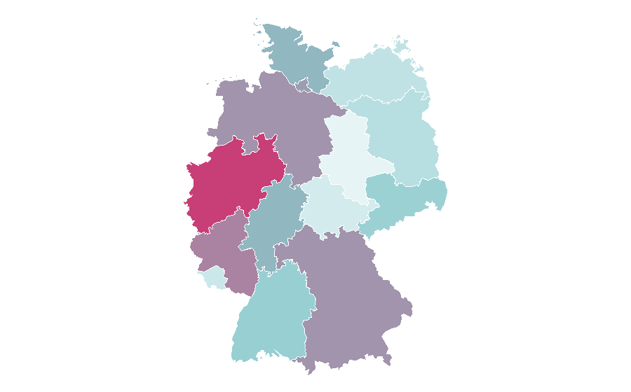 Affinity by region — Mark Rutte, Germany