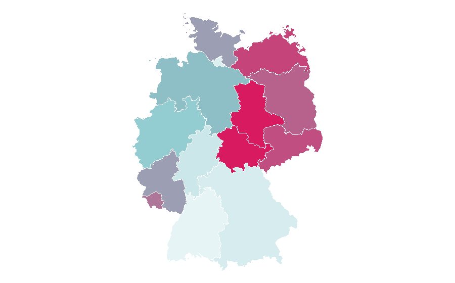 Affinity by region — Mark Schultz (musician), Germany
