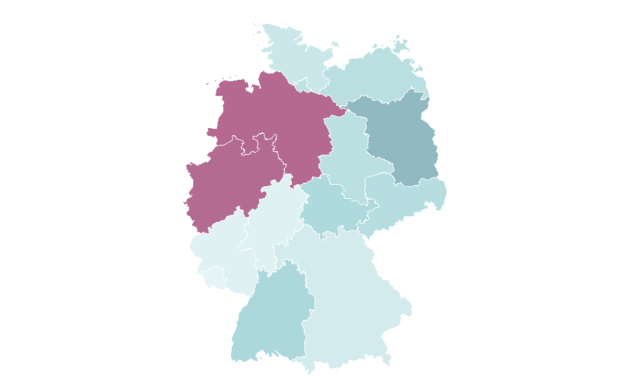 Afinidade por região — Marktkauf, Alemanha