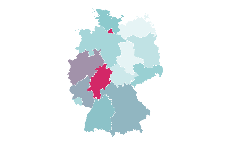 Affinity by region — Maroon 5, Germany