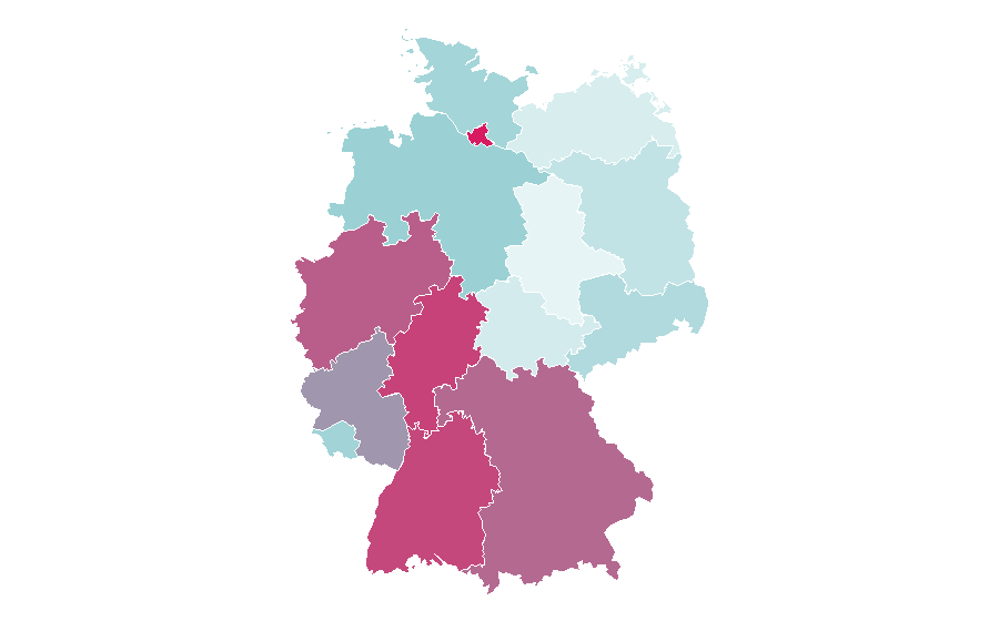 Affinity by region — Marrakesh, Germany