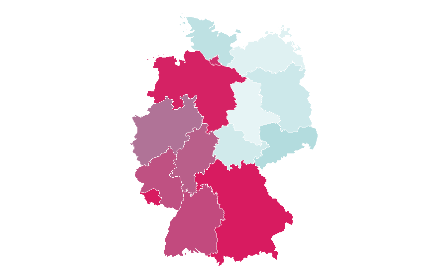 Affinity by region — Marsala, Germany