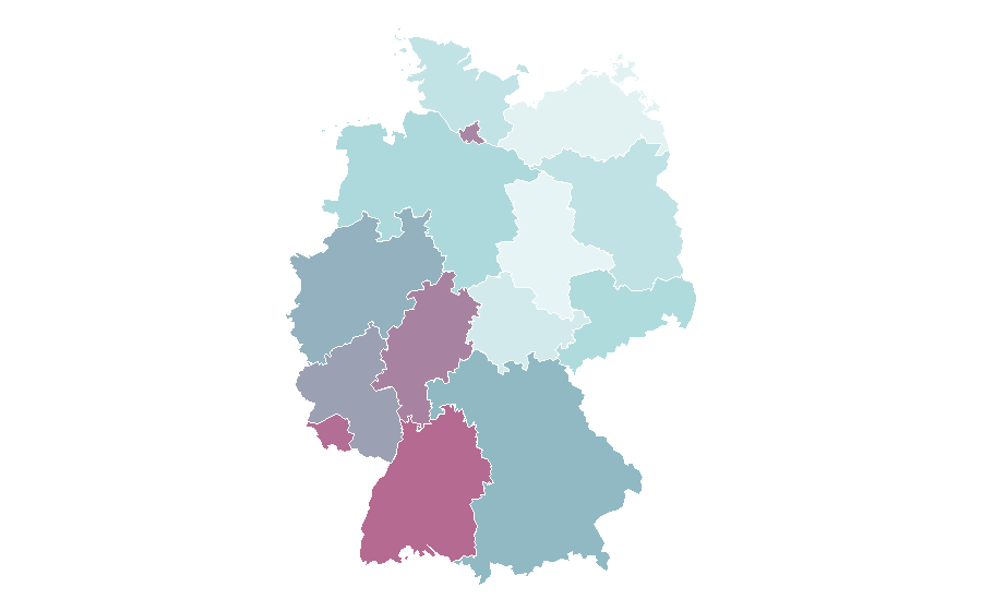 Affinity by region — Marseille, Germany