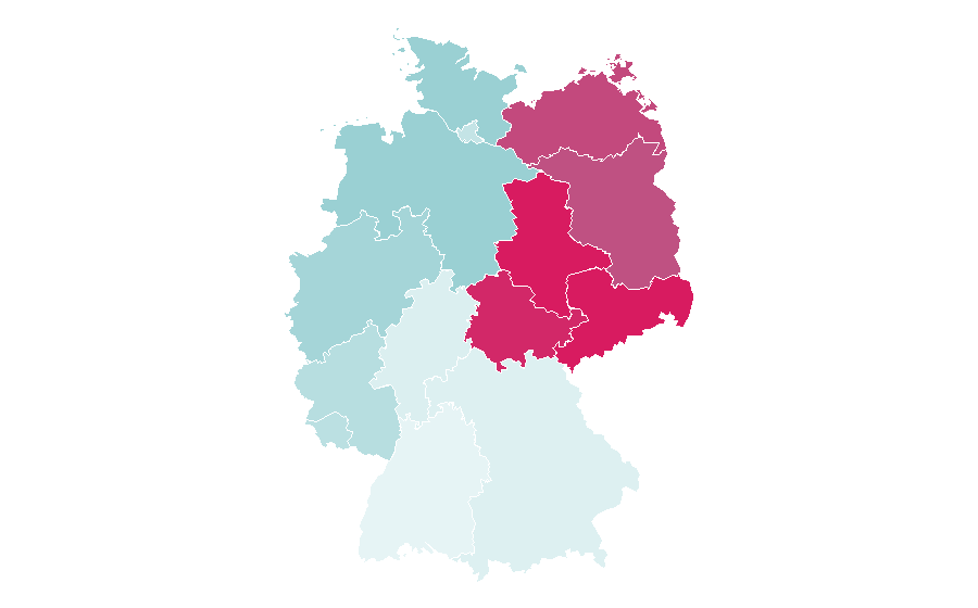 Affinité par région — Martin Brambach, Allemagne