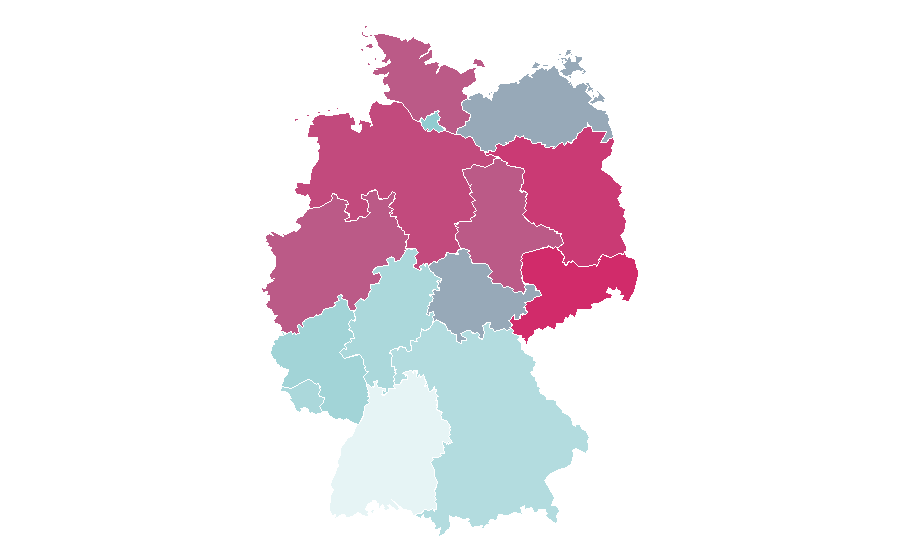Affinity by region — Martin Freeman, Germany