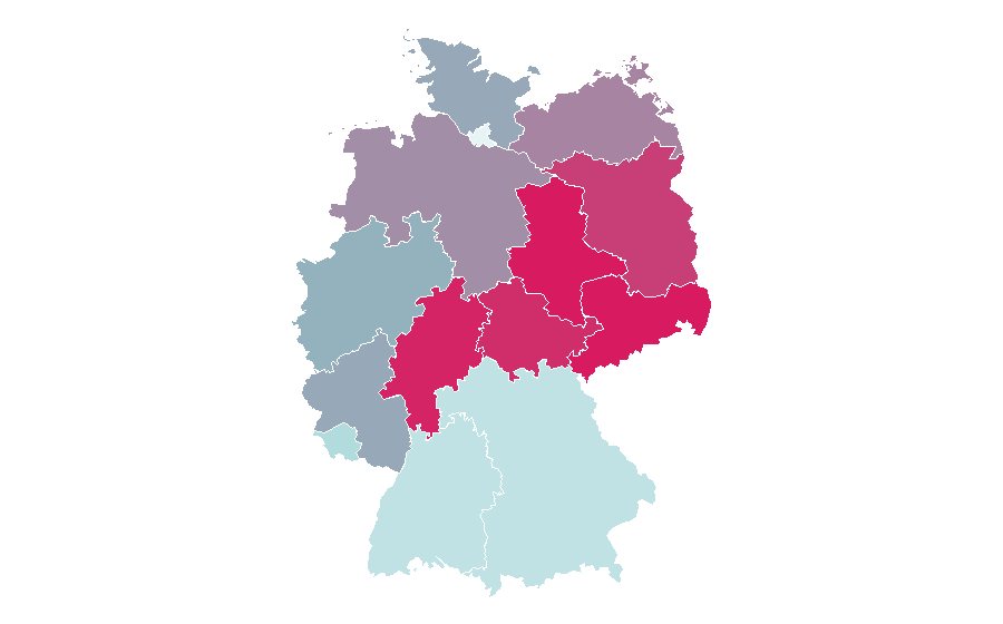 Affinity by region — Martin Schneider, Germany