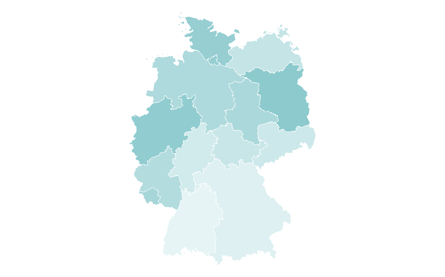 Affinity by region — Martin Short, Germany