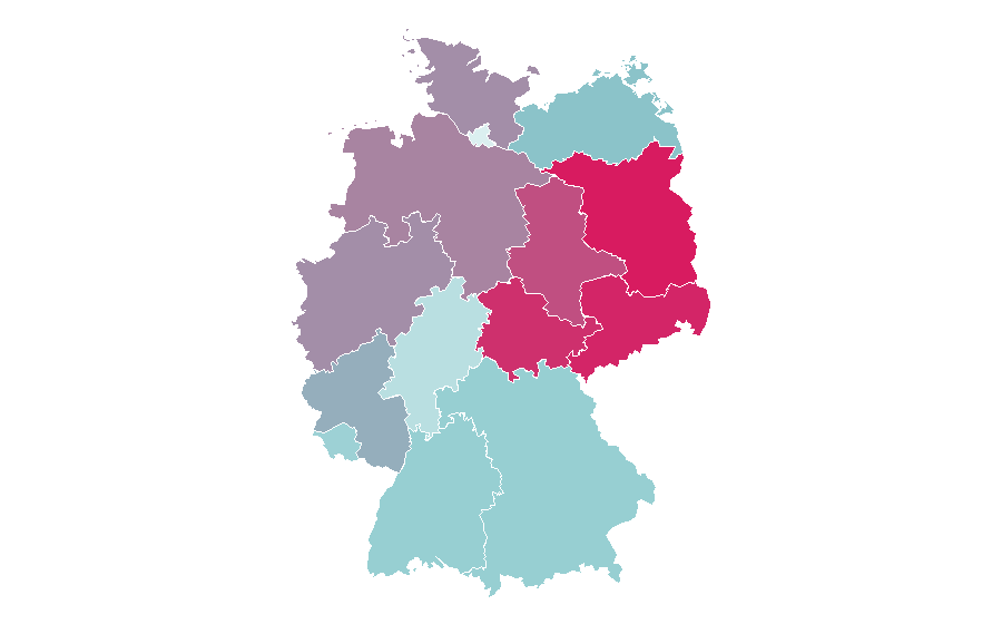 Affinity by region — Martina Hill, Germany