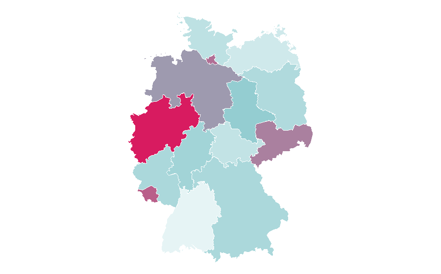 Affinity by region — Marvel Cinematic Universe, Germany