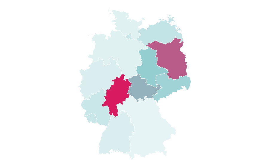 Affinity by region — Mary (mother of Jesus), Germany