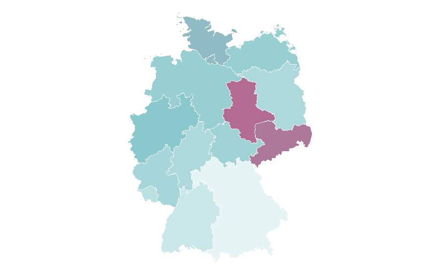 Affinity by region — Mass Effect (video game), Germany