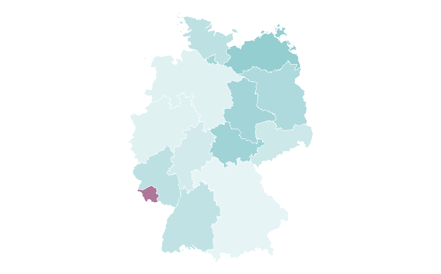 Affinity by region — Master of International Business, Germany