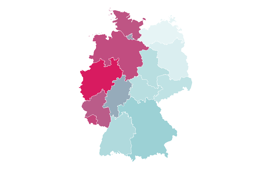 Affinity by region — Masters of the Universe (film), Germany