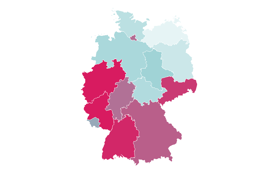 Affinity by region — Mathieu Van der Poel, Germany