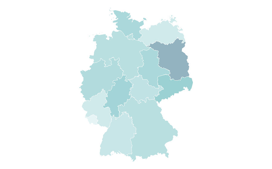 Affinity by region — Matt Damon, Germany