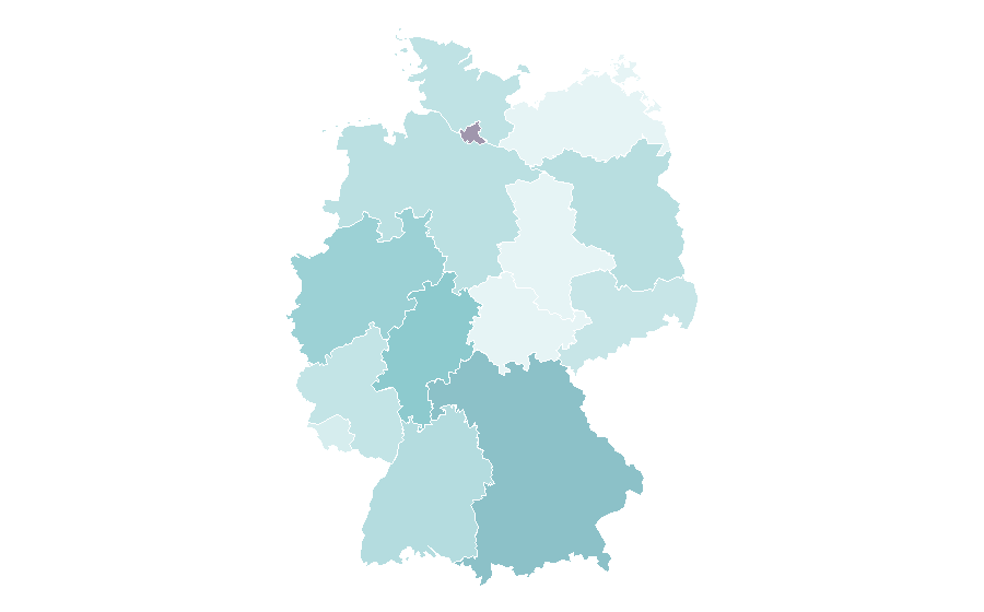 Affinity by region — Matthew McConaughey, Germany