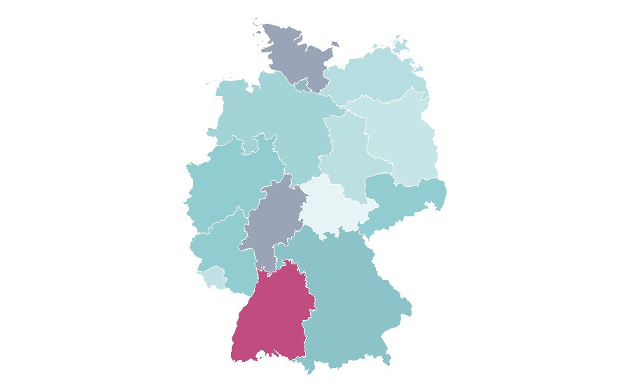 Affinity by region — Matthew Perry, Germany