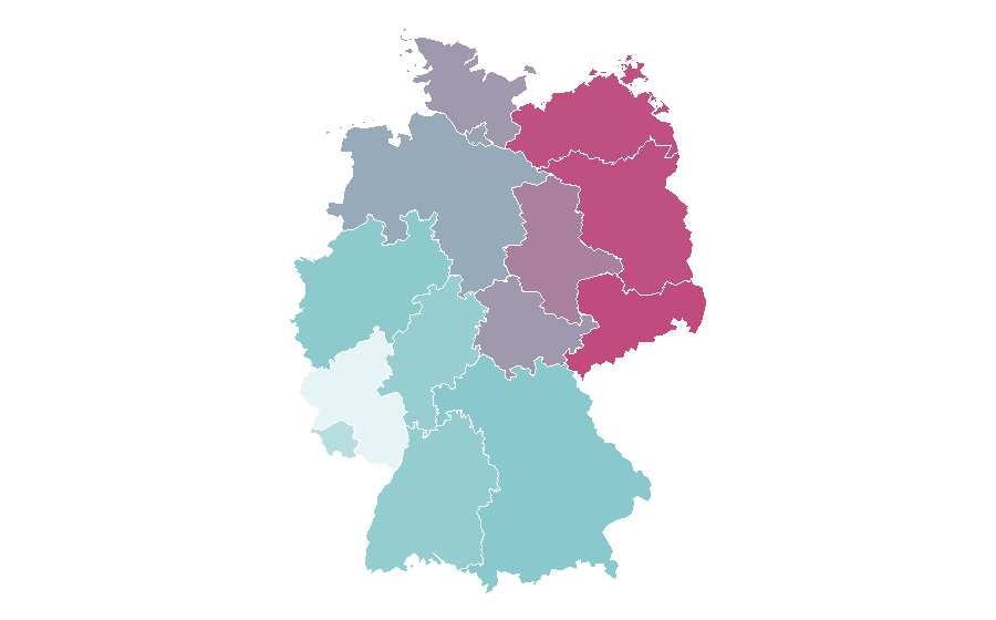 Affinity by region — Matthias Schweighöfer, Germany