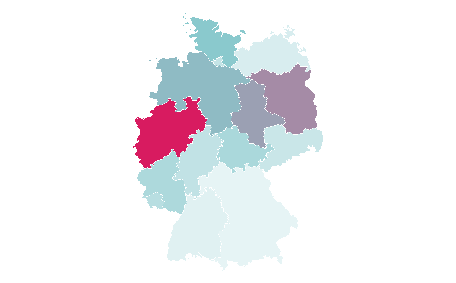 Affinity by region — Maurice Dziwak, Germany