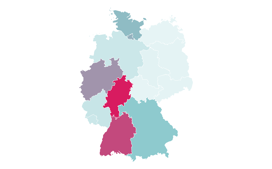 Affinity by region — Mavi Jeans, Germany