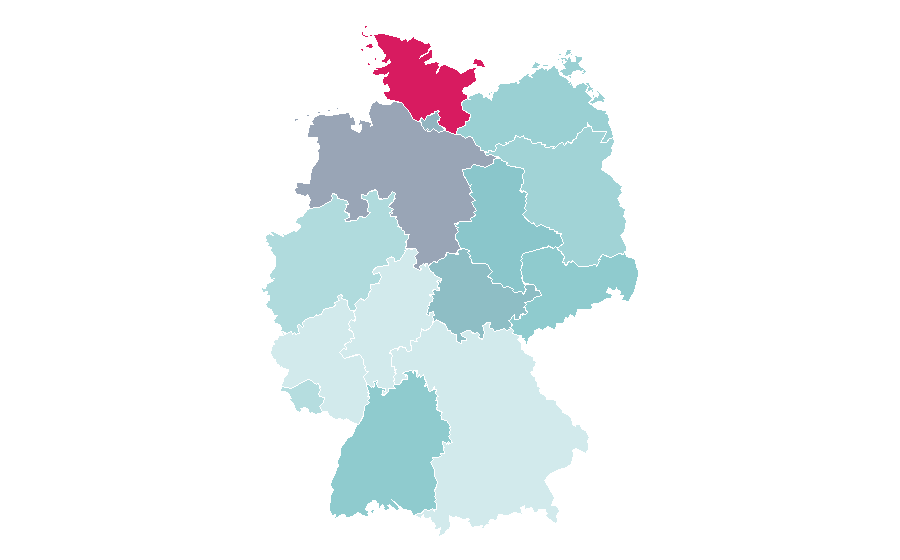 Affinity by region — Max Giesinger, Germany