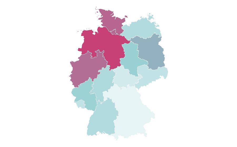 Affinity by region — Max Kruse, Germany