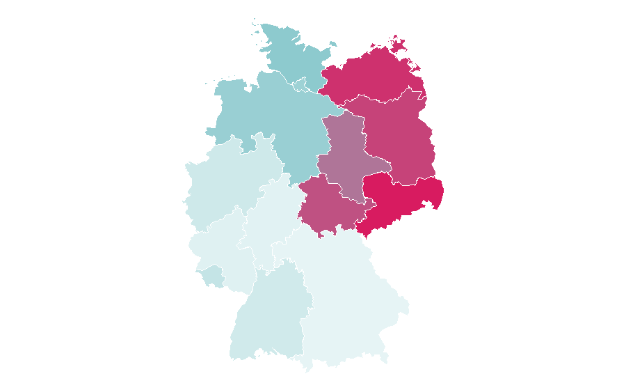 Affinity by region — Max Raabe, Germany